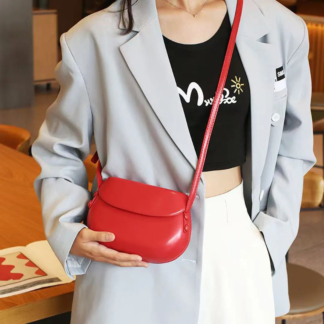 Candy Color Box Saddle Bag | Fashion Mini Phone Purse Luxegan