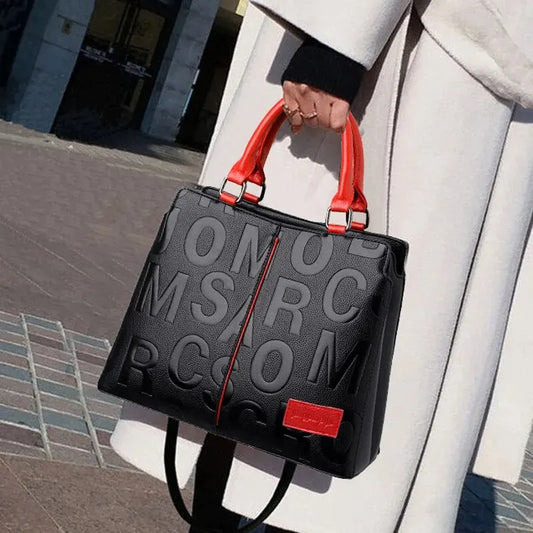 Women's Luxury Designer PU Leather Crossbody Bag | Large Capacity Casual Travel Handbag | Premium Microfiber Synthetic Leather Shoulder Tote | Multi-Compartment Zippered Daily Purse Luxegan