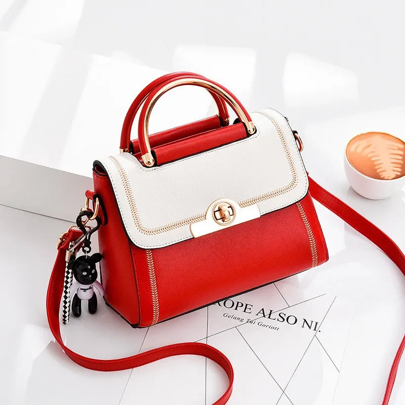 Fashionable Western Style Women's Shoulder Bag | Matching Color Portable Handbags & New Luxury Handbag Luxegan