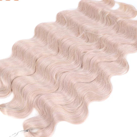 24 Inch Body Wave Crochet Braids | Braiding Hair Extensions Luxegan