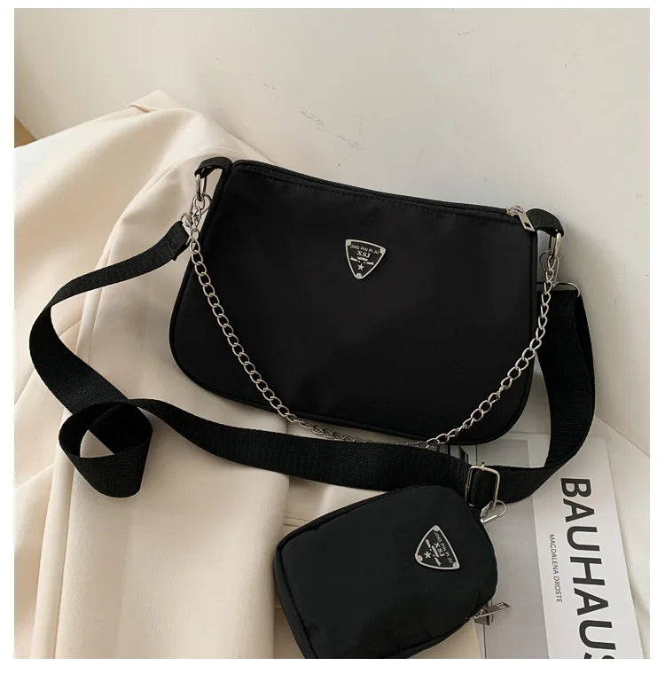 Simple PU Leather Box Bag | Small Crossbody & Armpit Purse Luxegan