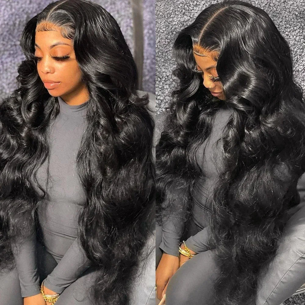 12A Grade Peruvian Body Wave Virgin Human Hair Bundles | 100% Unprocessed Raw Human Hair Weaving | Premium Sew-In Extension Wefts (Up to 30 Inches, Natural Black) Luxegan