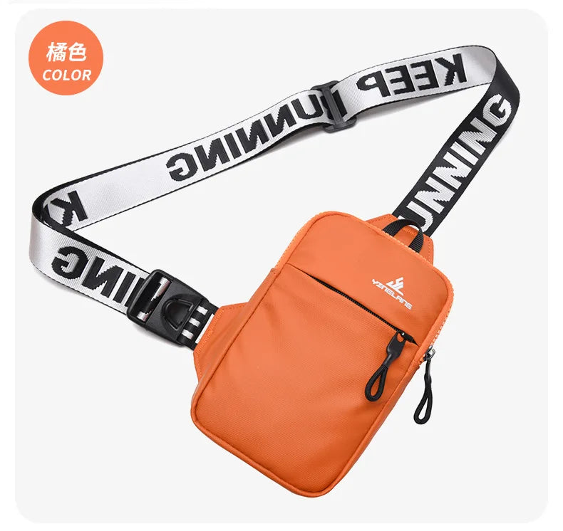 Small Chest Bag & Mobile Phone Bag | Outdoor Sports Mini Fashion Shoulder & Messenger Bag (Unisex Gift) Luxegan