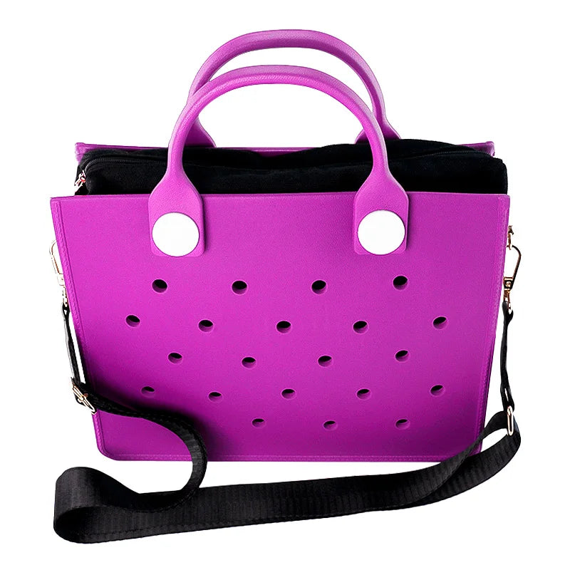 EVA Waterproof Casual Tote Bag | Large Unisex Shoulder Beach Storage Bag Luxegan