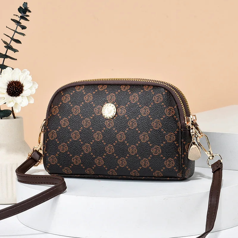 Vintage Shell Hobo Bag | Structured Patchwork PU Leather Tote Luxegan