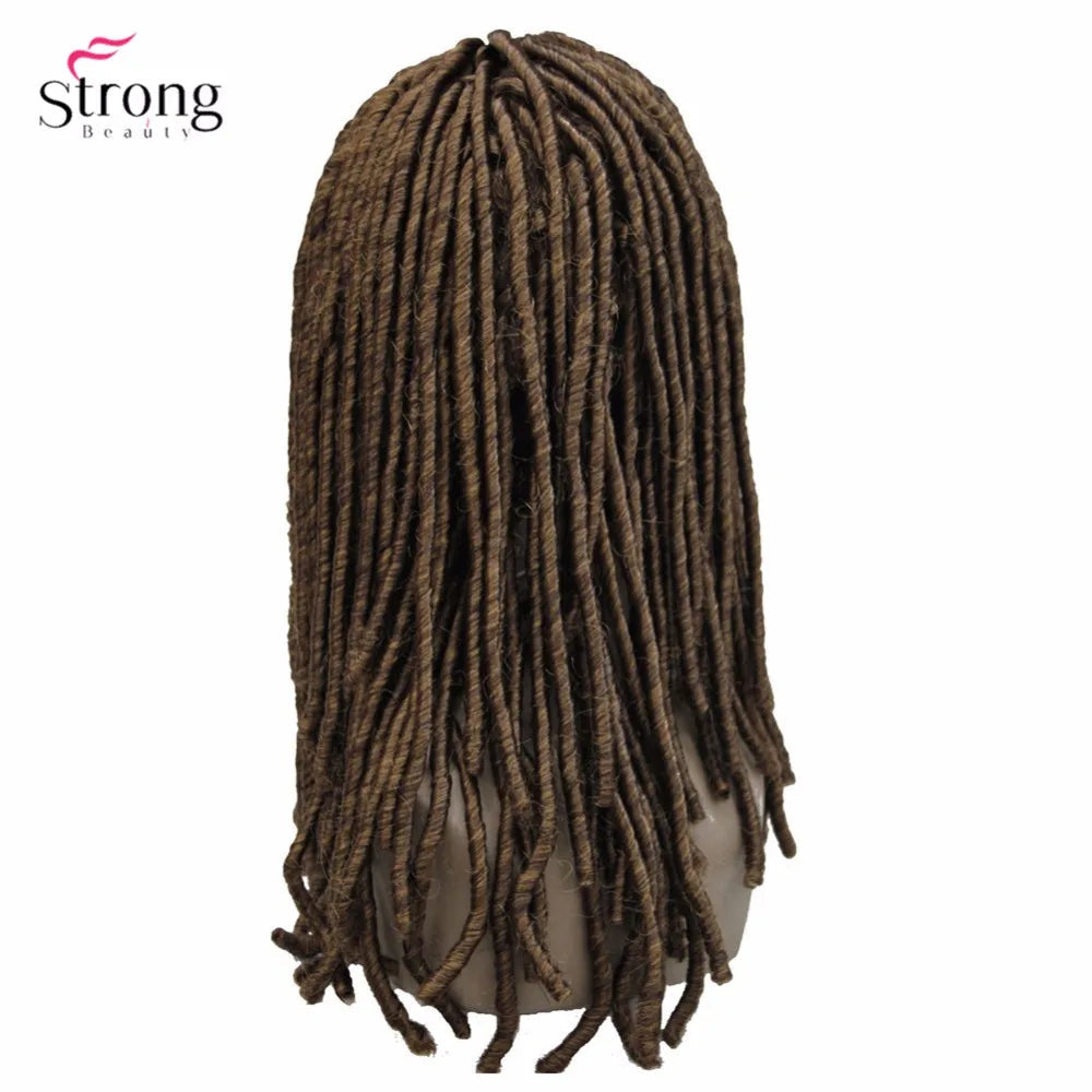 StrongBeauty Twist Hair Crotchet Braids Wigs Synthetic Dreadlocks Braids Hair Wig Luxegan