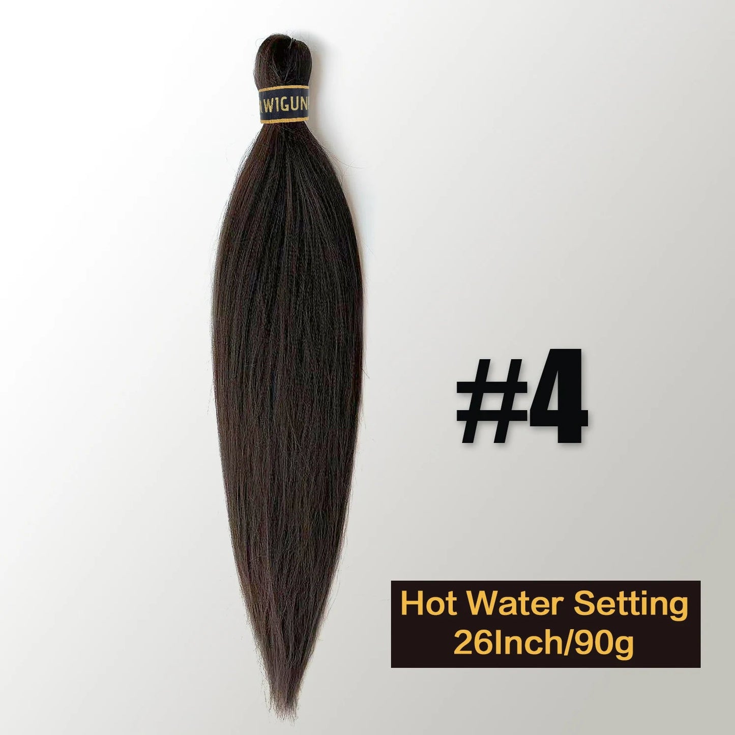 Pre-Stretched Jumbo Braiding Hair 26in – Kanekalon Box Twist Braids | 90g | 15 Colors | 1, 4 or 6 - view 8