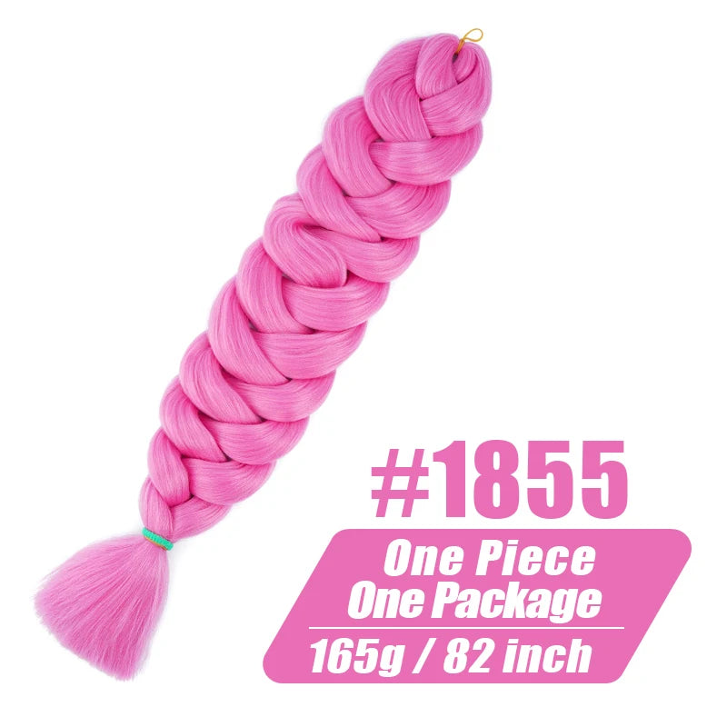 82-Inch XP Crochet Jumbo Braiding Hair – Pre-Stretched Kanekalon | Kinky Straight | 30 Colors | 1 - view 17