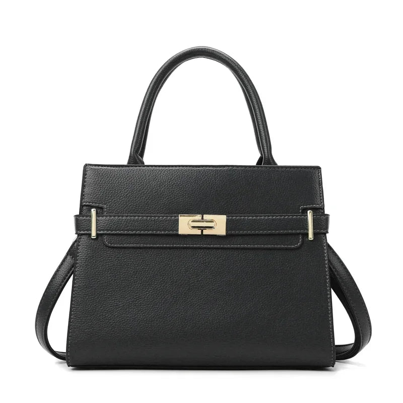3-Piece Composite Handbag Set | Sophisticated Large Capacity Luxury Shoulder Bag | Elegant Crossbody Purse & Small Coin Pouch | "Dignified" Sequined PU Leather Set for Versatile Daily Fashion Luxegan