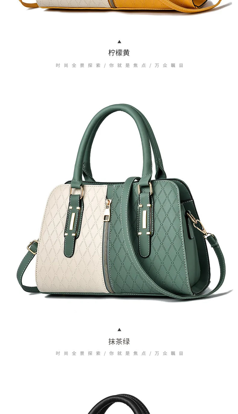Luxury Brand Designer Handbag | Large Capacity Shoulder Bag & Retro Crossbody Tote Luxegan