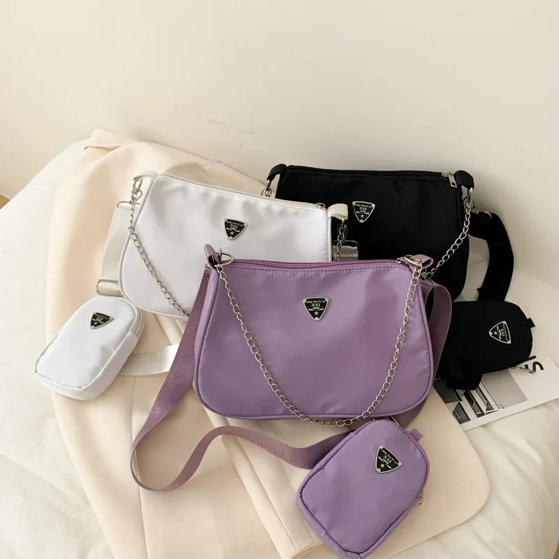 Simple PU Leather Box Bag | Small Crossbody & Armpit Purse Luxegan