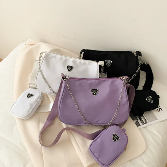 Simple PU Leather Box Bag | Small Crossbody & Armpit Purse Luxegan