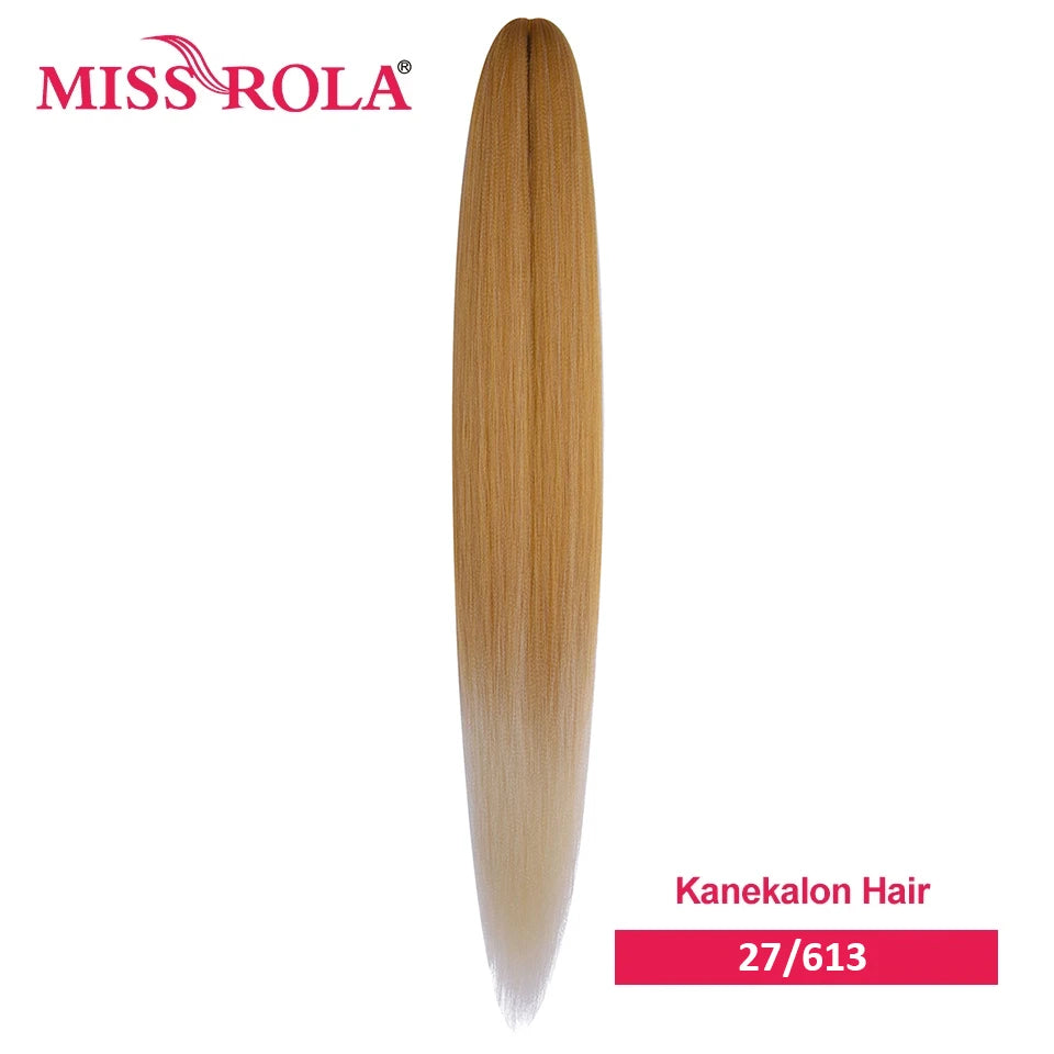 Jumbo Pre-Stretched Kanekalon Braiding Hair 24in – Ombré & Solid Colors Twist Braid Extensions - view 55