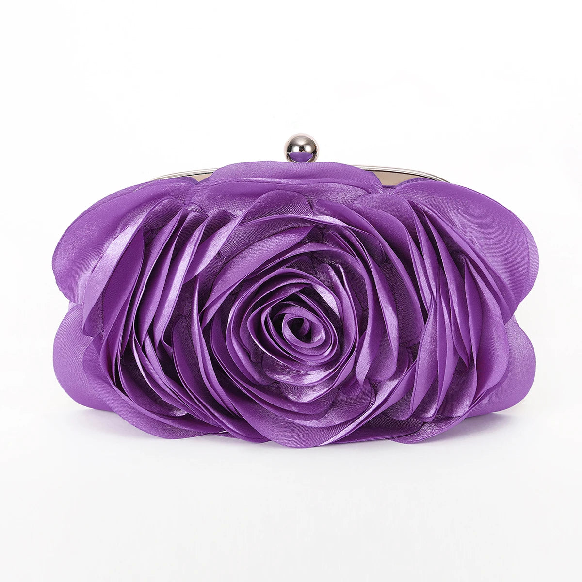 Floral Evening Clutch Bag | Flower Bride Purse & Wedding Handbag Luxegan