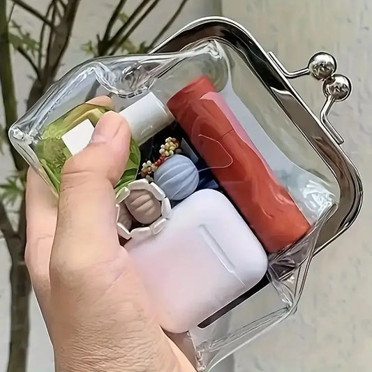 Mini Waterproof Storage Bag | PVC Material Coin Purse & Earphone Pouch Luxegan