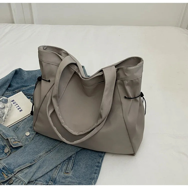Large Capacity Casual Tote Bag | Simple Travel Handbag & Aesthetic Shoulder Bag Luxegan