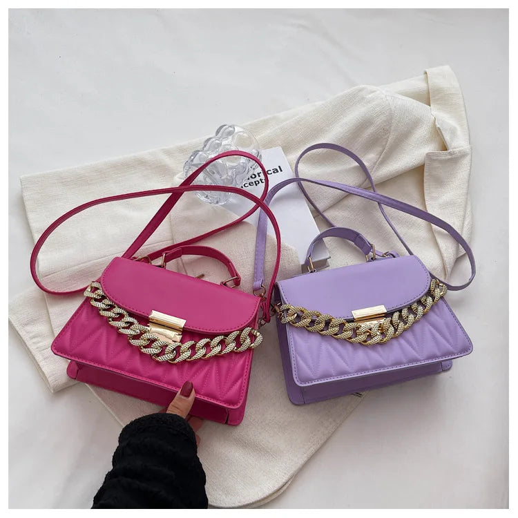 New Designer Shoulder Bag | Fashion Chain Crossbody Bag & Casual Tote Luxegan