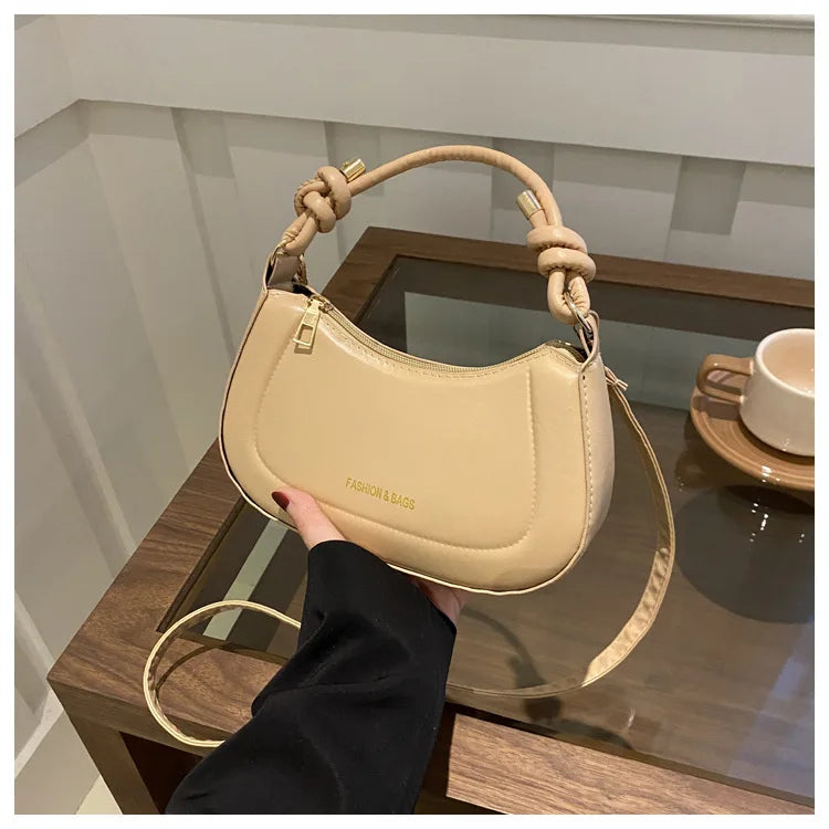 Trendy Soft PU Leather Shoulder Bag | Women's Stylish Tote Purse, Phone Bag & Elegant Design Crossbody Bag Luxegan