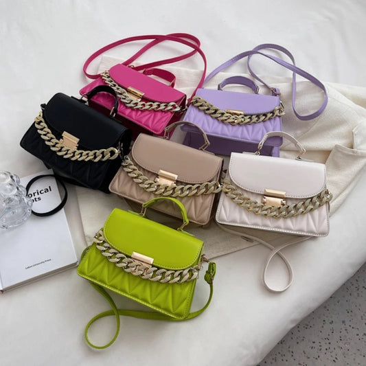 New Designer Shoulder Bag | Fashion Chain Crossbody Bag & Casual Tote Luxegan