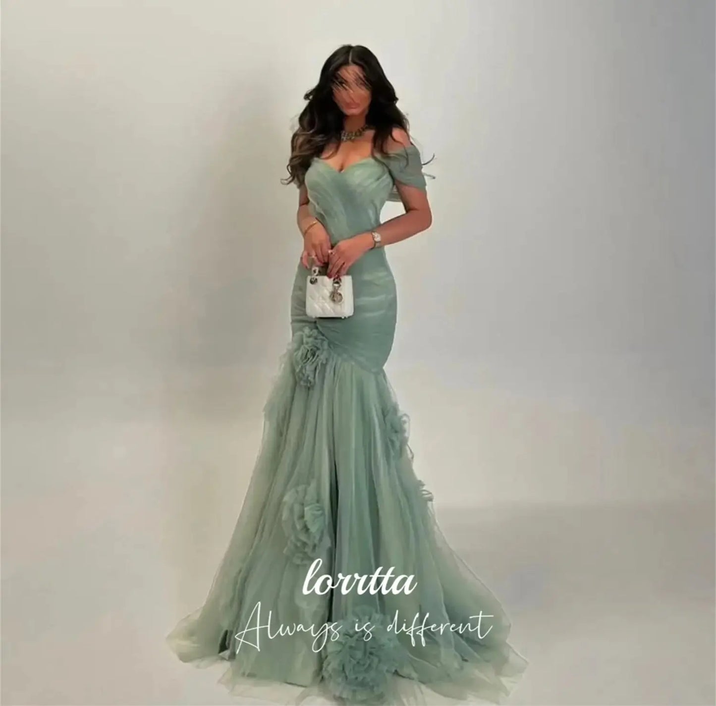 Happy Sharon Luxury Sweetheart Evening Gown | Trumpet Mermaid Prom Dress for Women | Premium Tulle Formal Wedding Guest Dress | Floor-Length Classic Sleeveless Special Occasion Dress Luxegan