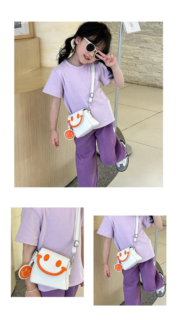 Princess Fashion Designer Crossbody Bag | Versatile "Mother & Kids" Matching Handbag | Trendy PU Leather Satchel & School Bag for Girls & Women (Model 20250513HM006) Luxegan