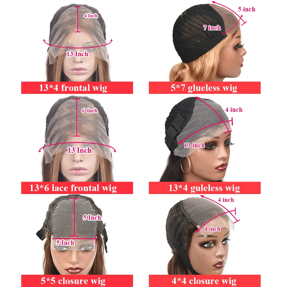 Luxury Ombre Blonde Body Wave Lace Front Wig | 13x6 / 13x4 Transparent Swiss Lace Frontal Wig | 100% Malaysian Remy Human Hair Multi-Tonal Black Brown to Honey Blonde 5x5 Closure Wig for Women (26+ Inch Long) Luxegan