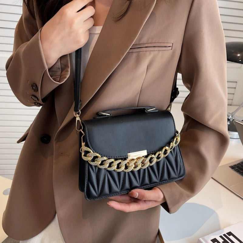 New Designer Shoulder Bag | Fashion Chain Crossbody Bag & Casual Tote Luxegan