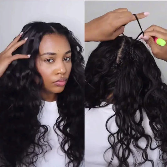 Body Wave Boho Crochet Hair – Pre-Looped Miracle Knots Luxegan