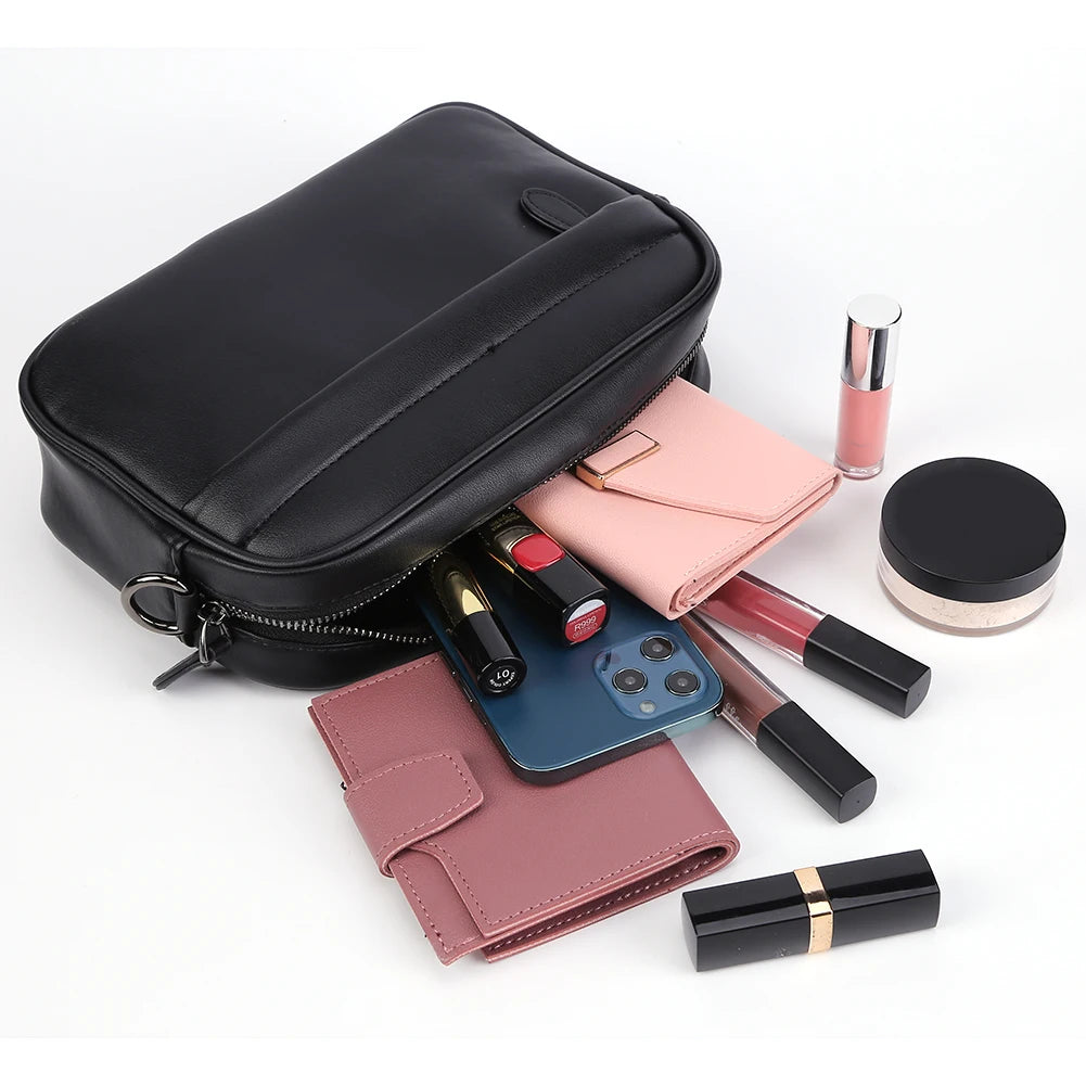 Messenger Sling Bag for Men | PU Small Zipper Crossbody Pouch