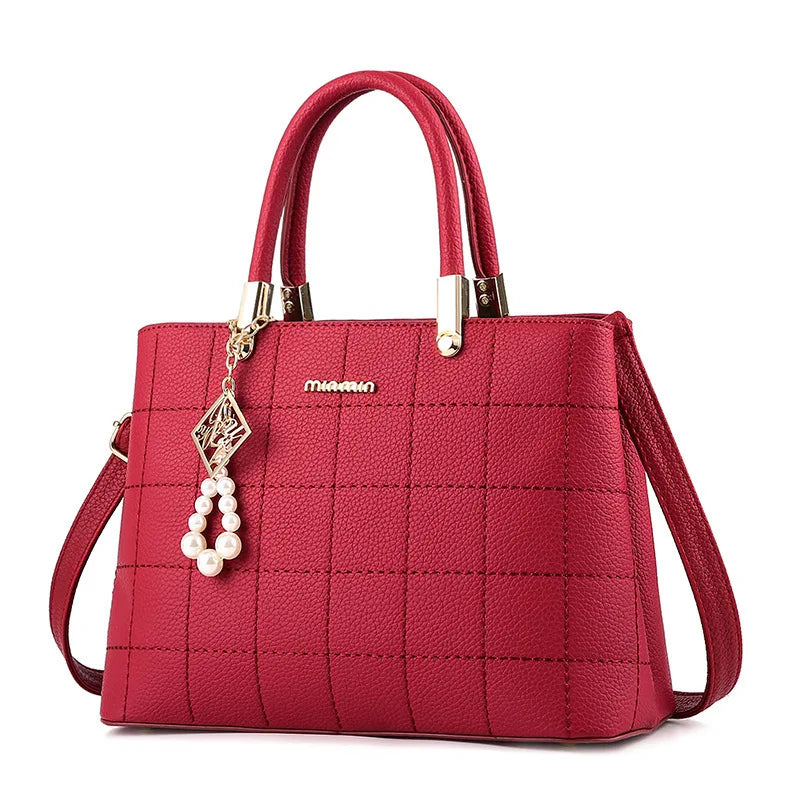 Women's Summer New Quality Leather Bag | Large Capacity Single Shoulder & Crossbody Bag Luxegan