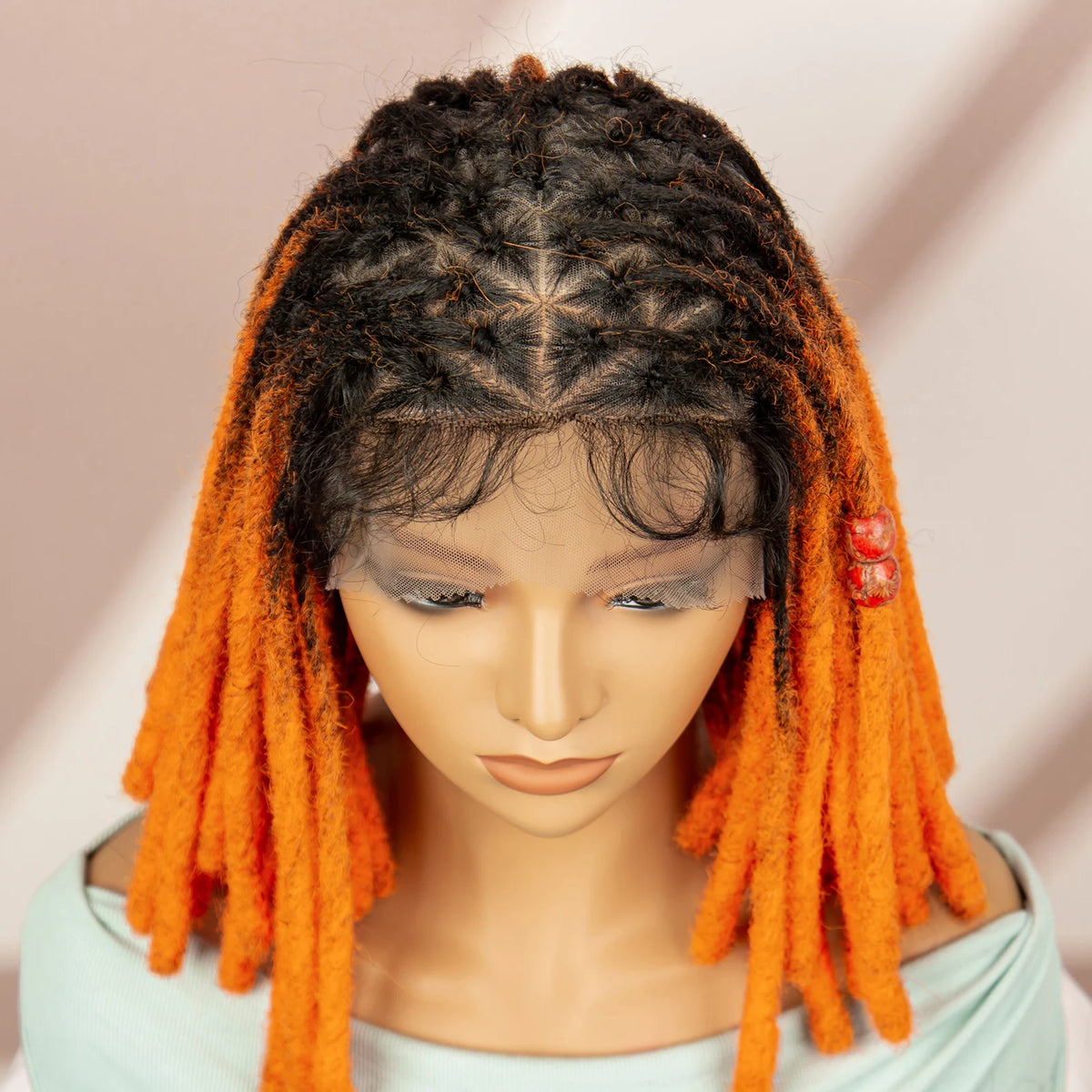 14 Inch Twisted Dreadlock Box Braided Wig | Full Lace | Baby Hair
