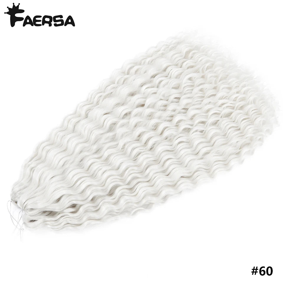 Water Wave Synthetic Crochet Hair | 22–30 Inch
