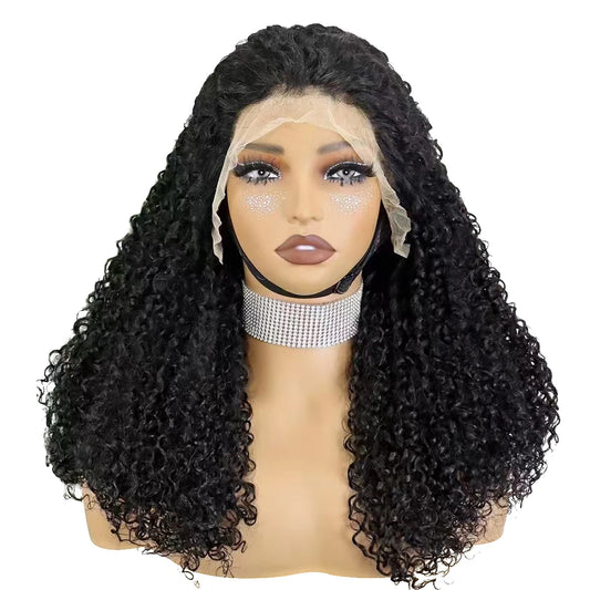 350% Ultra-Density Pixie Cut Curly Wig | Sophisticated 13x4 HD Lace Frontal | Elegant Super Double Drawn (SDD) Burmese Human Hair | "Dignified" Kinky Jerry Curly Wave for Bold Versatile Styling Luxegan