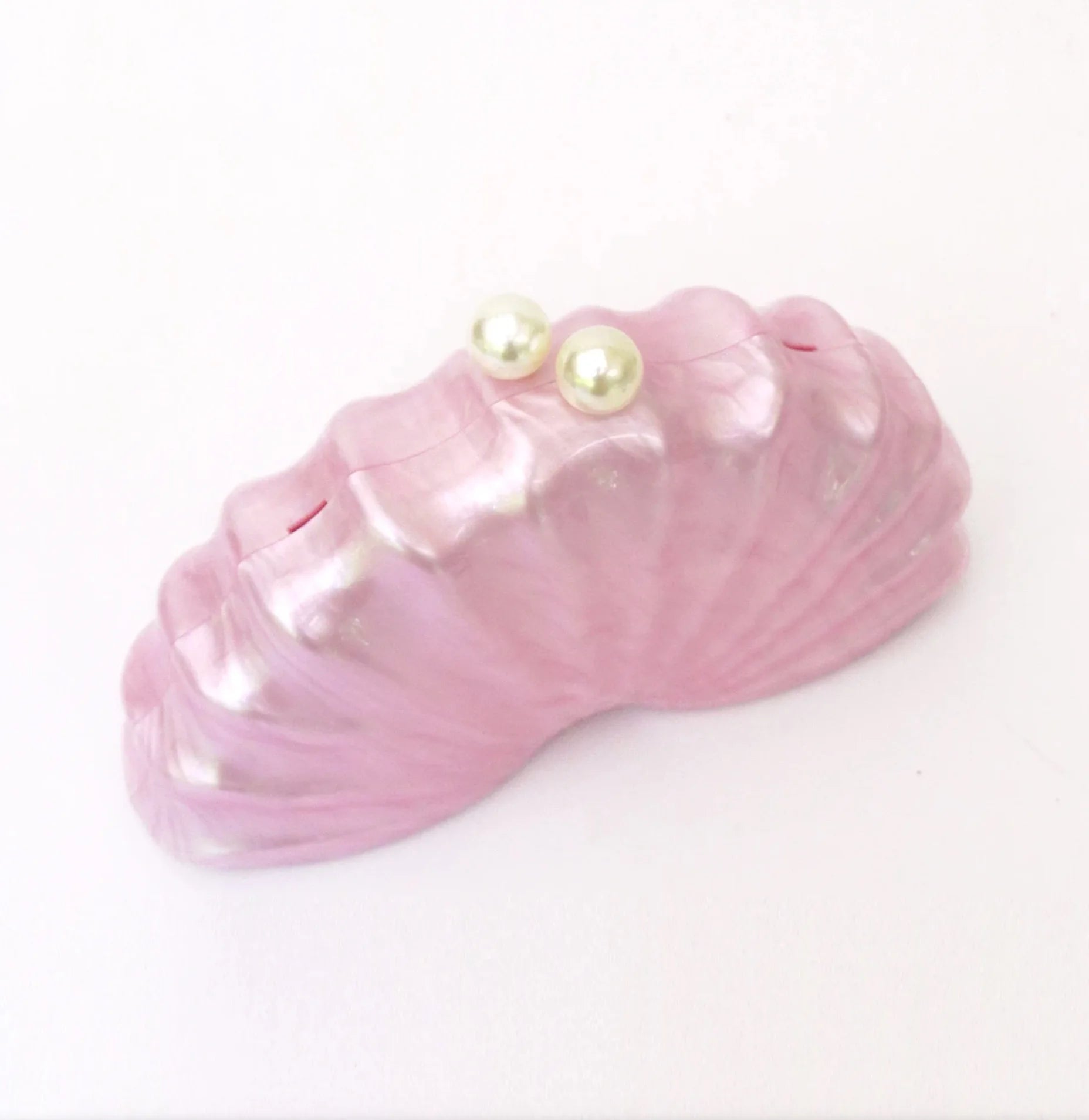 Acrylic Shell Clutch Bag | Designer Evening Party Handbag Luxegan