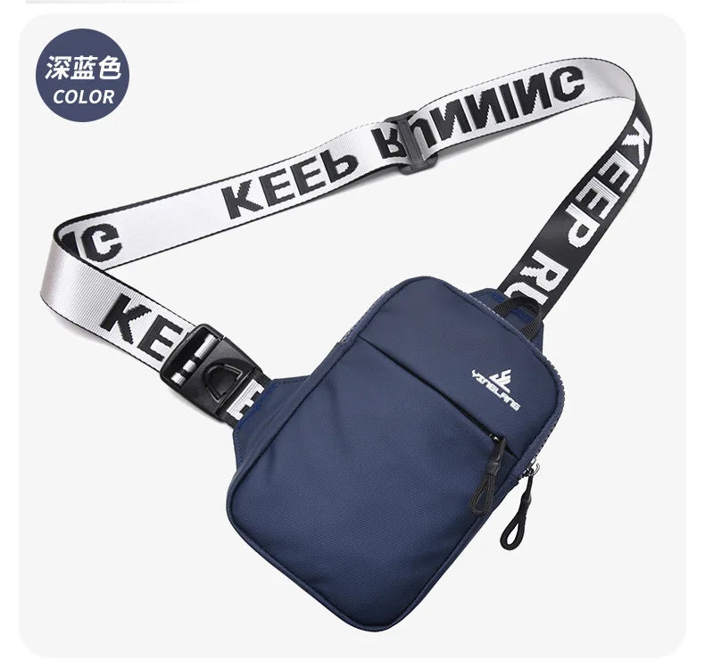 Small Chest Bag & Mobile Phone Bag | Outdoor Sports Mini Fashion Shoulder & Messenger Bag (Unisex Gift) Luxegan