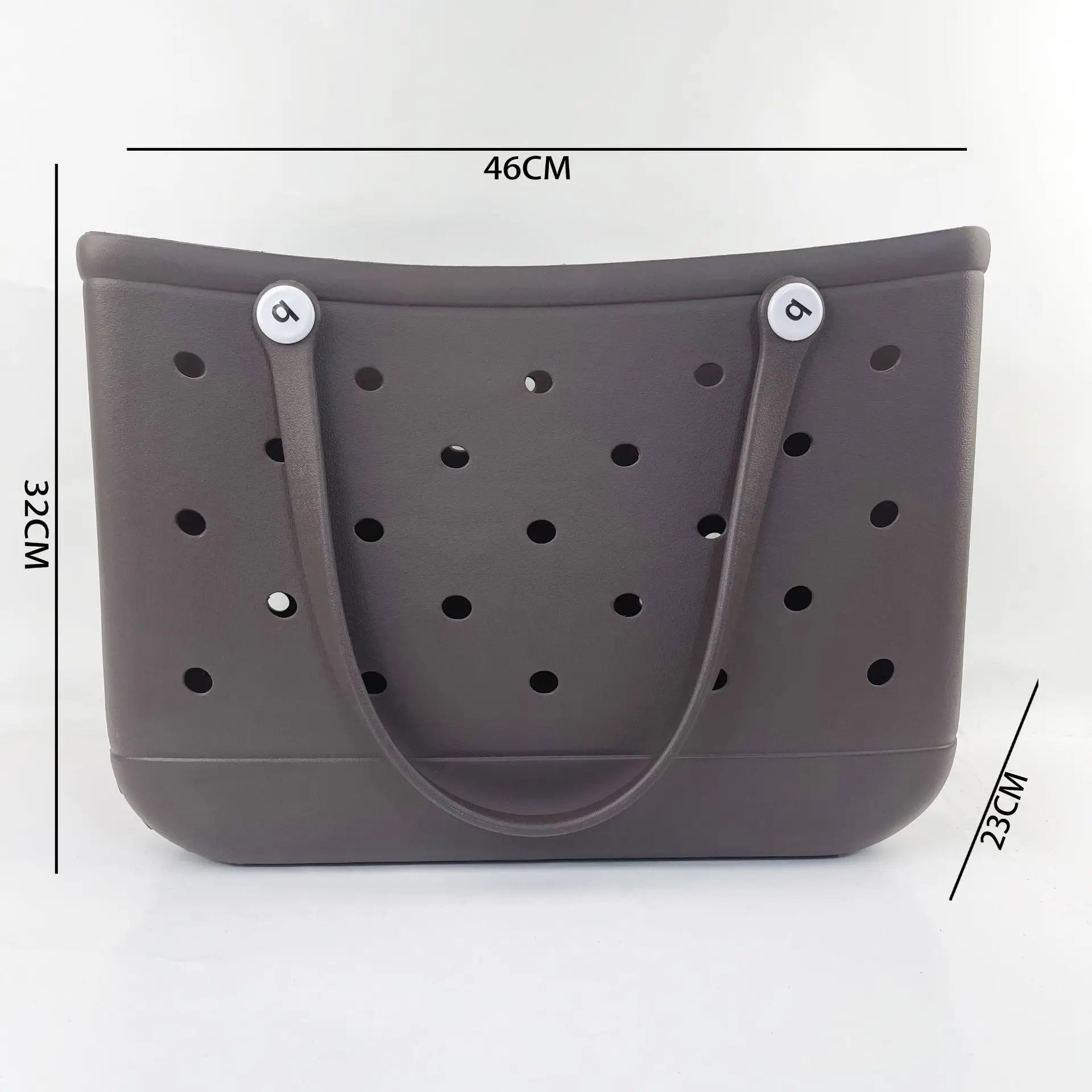 Beach EVA Bogg Bag | Rubber Waterproof Travel Tote Bag & Washable Handbag (For Sports, Beach, Market & Pool) Luxegan