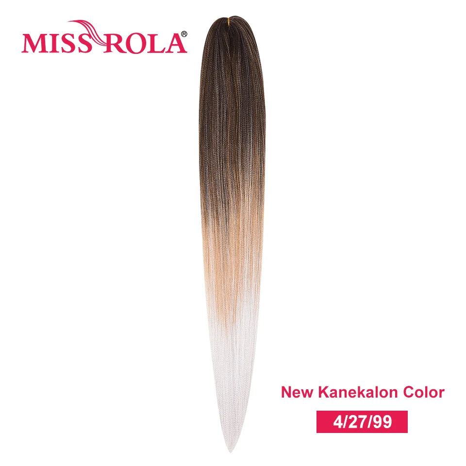 Jumbo Pre-Stretched Kanekalon Braiding Hair 24in – Ombré & Solid Colors Twist Braid Extensions - view 45