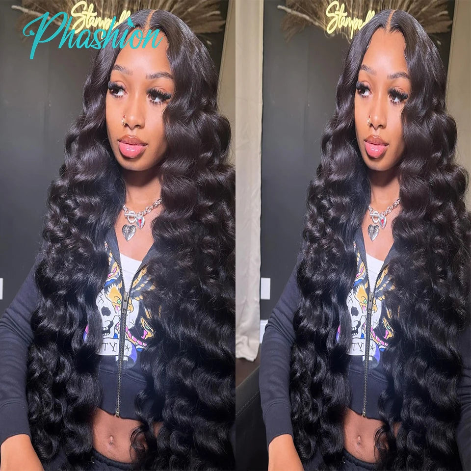 Phashion Loose Human Hair Bundles 1/3 Pcs/Lot 30 32 Inch 100% Remy Hair Extensions For Black Women Brazilian Weave Natural Color