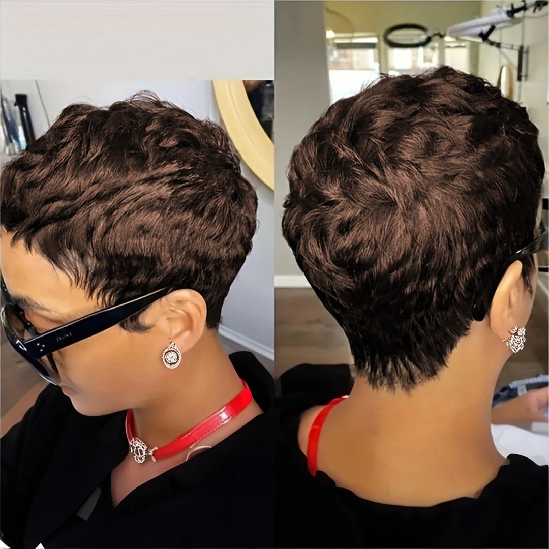 250% Density Brazilian Deep Curly Short Bob Wig | 13x4 HD Transparent Lace Front & 4x4 Deep Wave Closure Human Hair Wigs for Women Luxegan