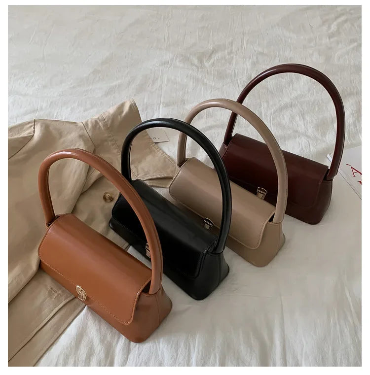Luxury Brand Crossbody Bags for Women | Fashion Design Underarm & Woman Shoulder Bag (Female Handbag & Purses, Solid Color) Luxegan