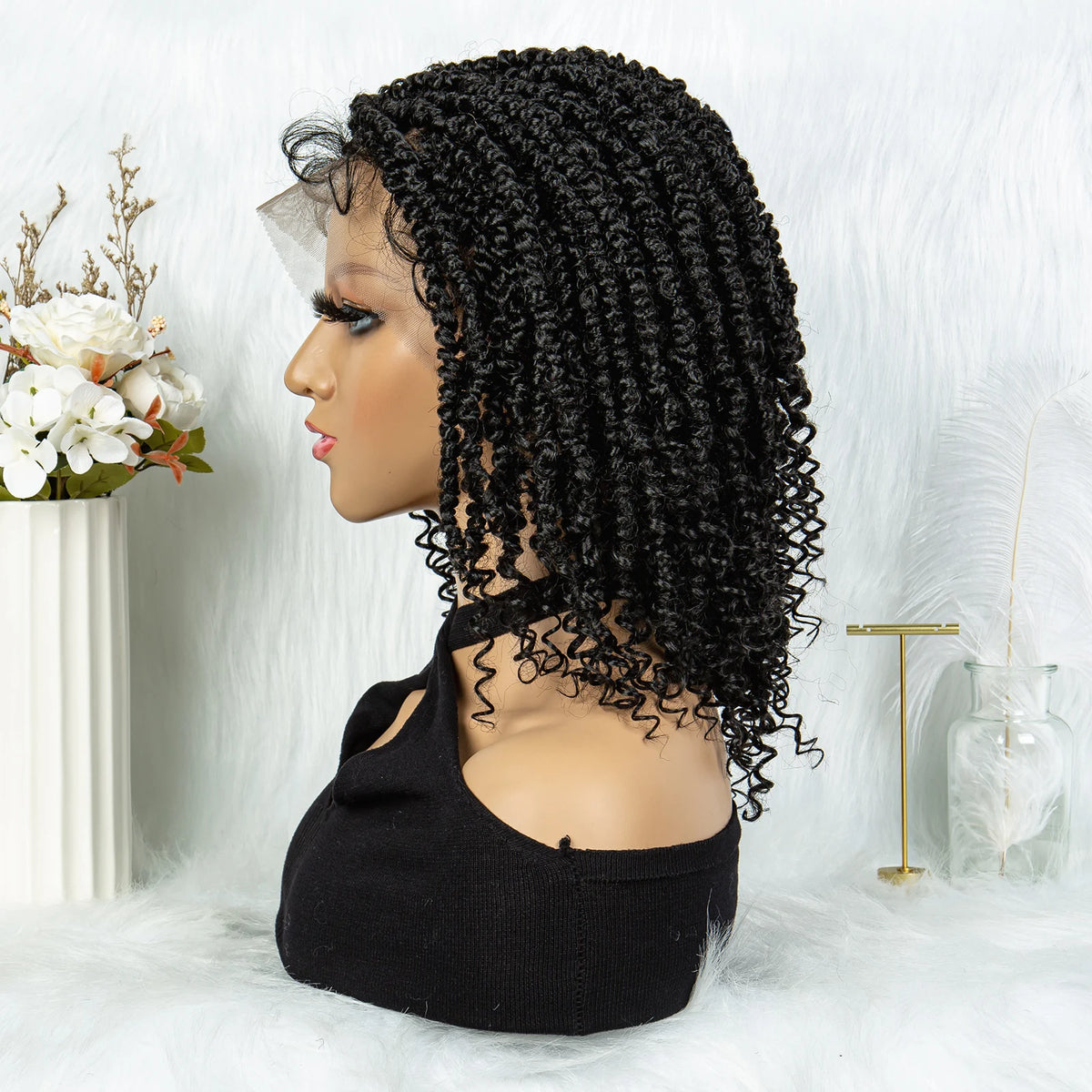 14 Inch Butterfly Locs Dreadlock Wig | Knotless | Lace Front