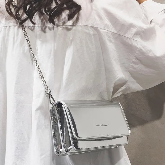 New PU Leather Mini Crossbody Bag | 2-Compartment Flip Shoulder Bag Luxegan