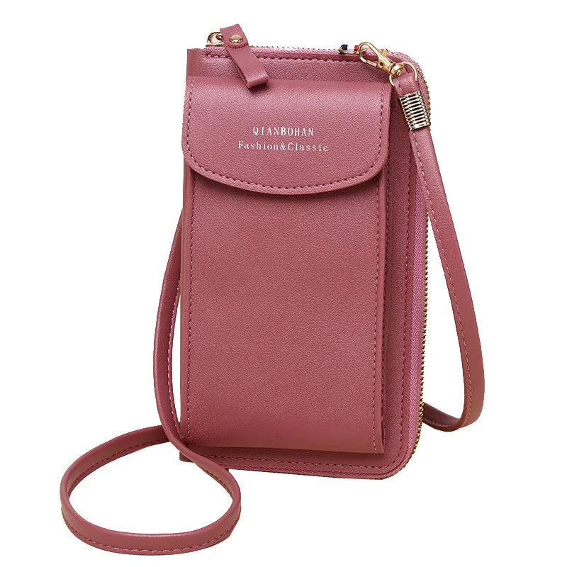 Fashion Women’s Mini PU Leather Handbag | Small Crossbody Shoulder Messenger Bag for Girls | Elegant Ladies' Phone Purse with Zipper & Flap | Versatile Daily Crossbody Bag Luxegan