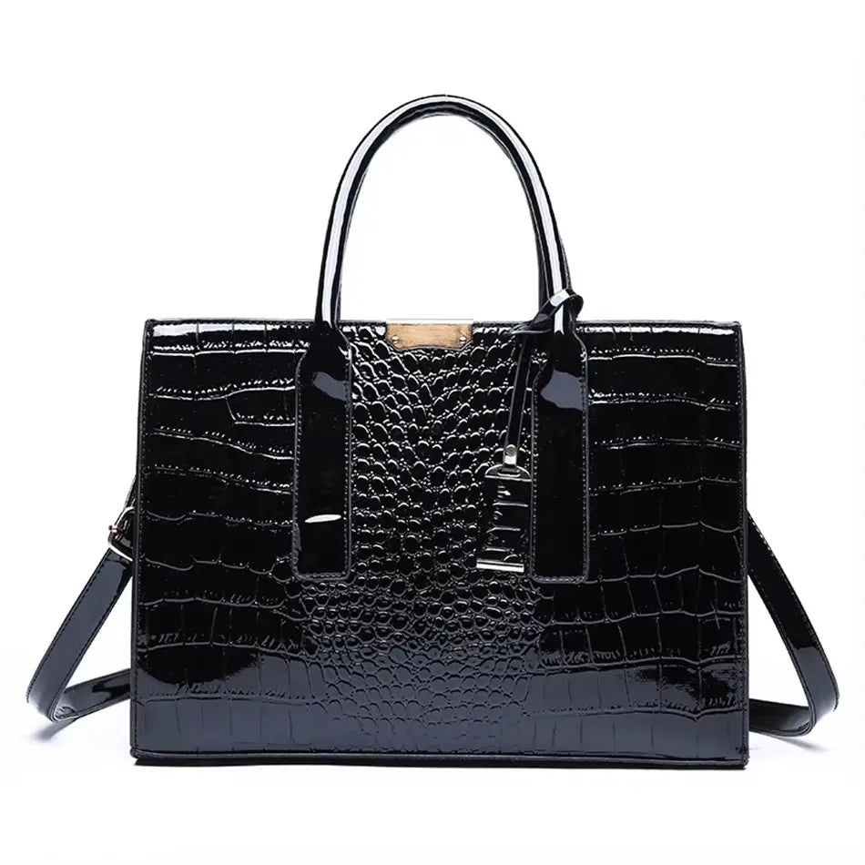 Luxury Handbag Fashion Print Large Capacity Soft Leather Women Shoulder Crossbody Bag | Leisure Designer Ladies Purses and Handbag Luxegan