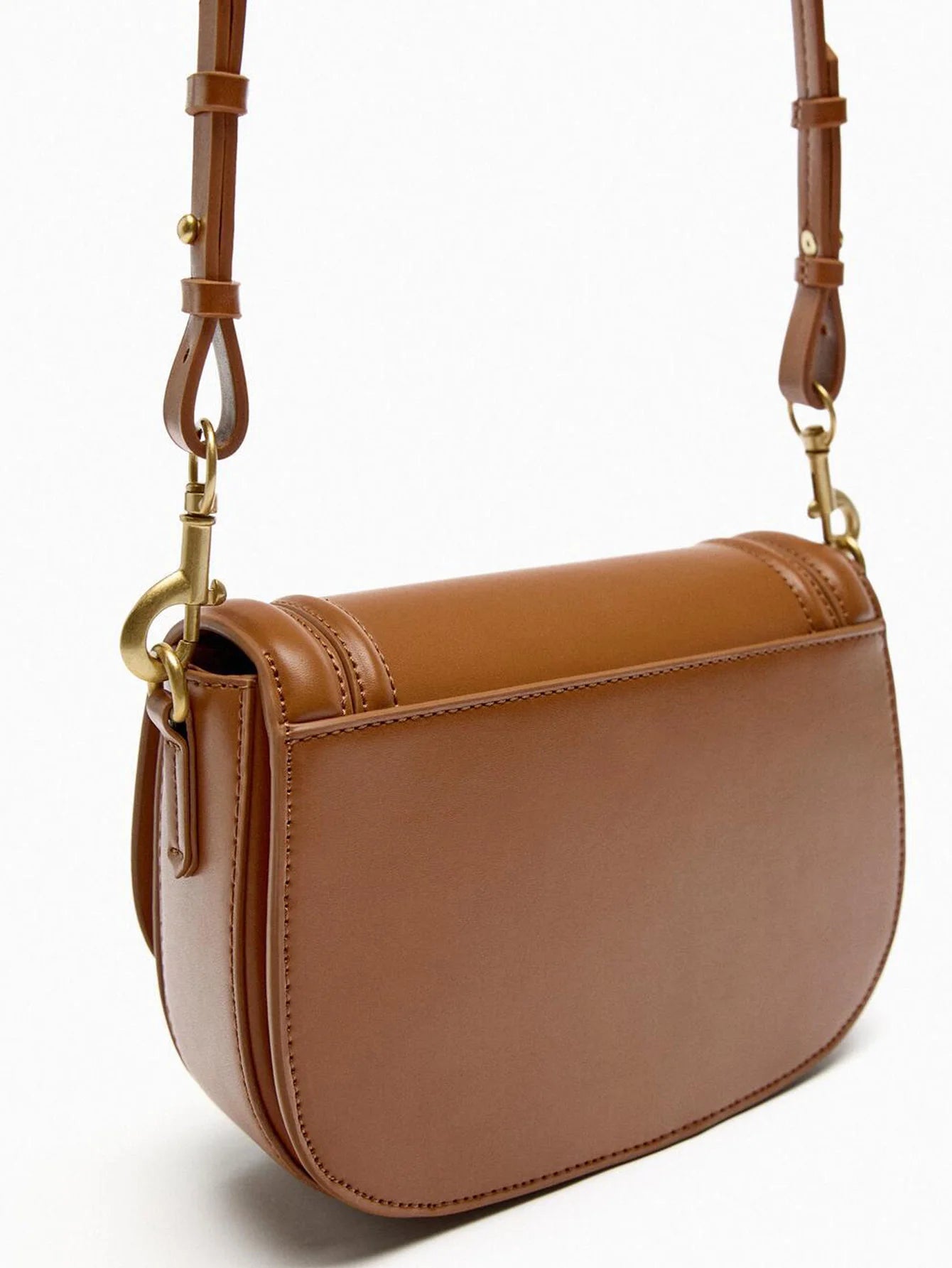 Saddle Bag | Popular Foreign Trade Shoulder Bag & New Wide Shoulder Strap Diagonal Cross Armpit Bag Luxegan