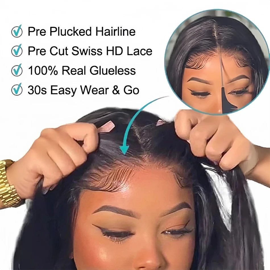 Wear and Go HD Pre-Plucked Human Hair Wig