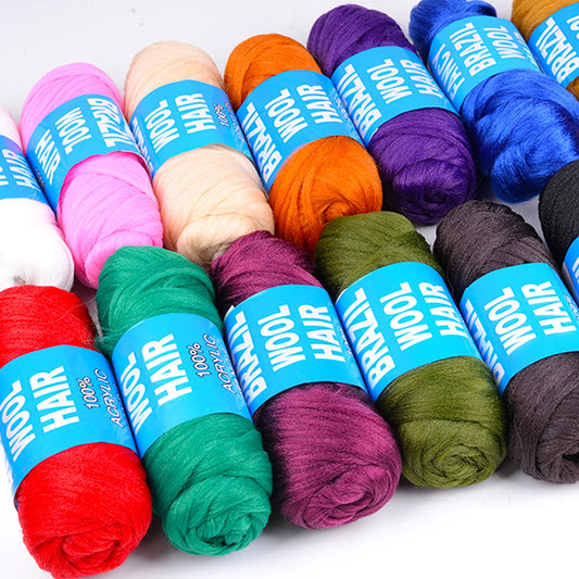 Brazilian Wool Hair 70g – Flame Retardant Synthetic Fiber | Dirty Braids | Dreadlocks | Twist Braids | 13