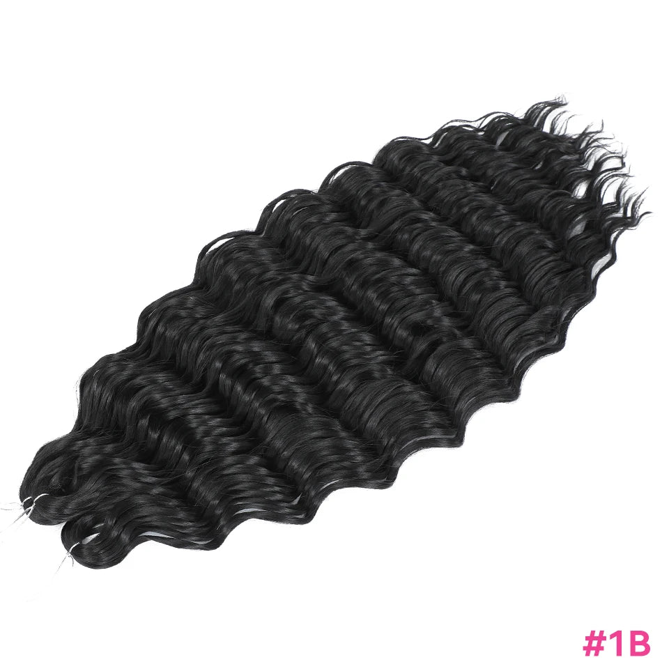 Anna Curls Loose Wave Synthetic Crochet Braiding Hair 24in | 50 Strands | 22 Colors - view 54
