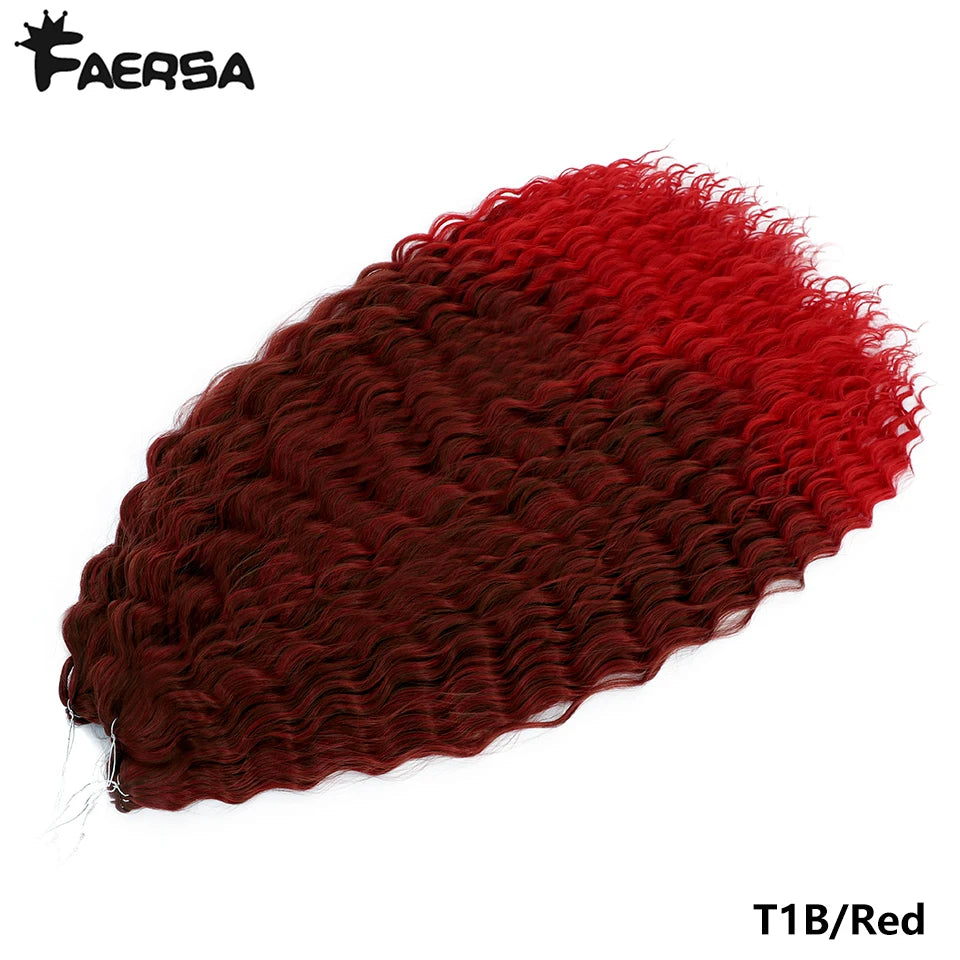 Water Wave Synthetic Crochet Hair | 22–30 Inch