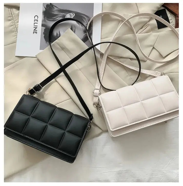 Fashion Brand Designer Women's Shoulder Bag | Small PU Leather Female Crossbody Bag & Trend Classic Handle Handbag Luxegan